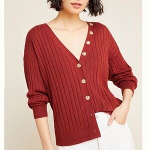 Anthropologie Veronica V-Back Cardigan Sweater